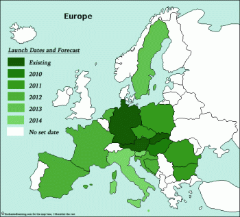 The Expansion of the ECo-C in Europe, by Date