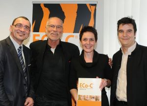 Leopold Kaiblinger (IPKeurope), Prof. Dr. Thomas A. Bauer (IPKeurope), Mag. Karina Kaiblinger (ECo-C International), Dipl.Ing.Laszlo Kovacs (ECo-C Hungary)